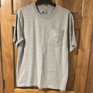 Carhartt Men's Gray Pocket T-Shirt